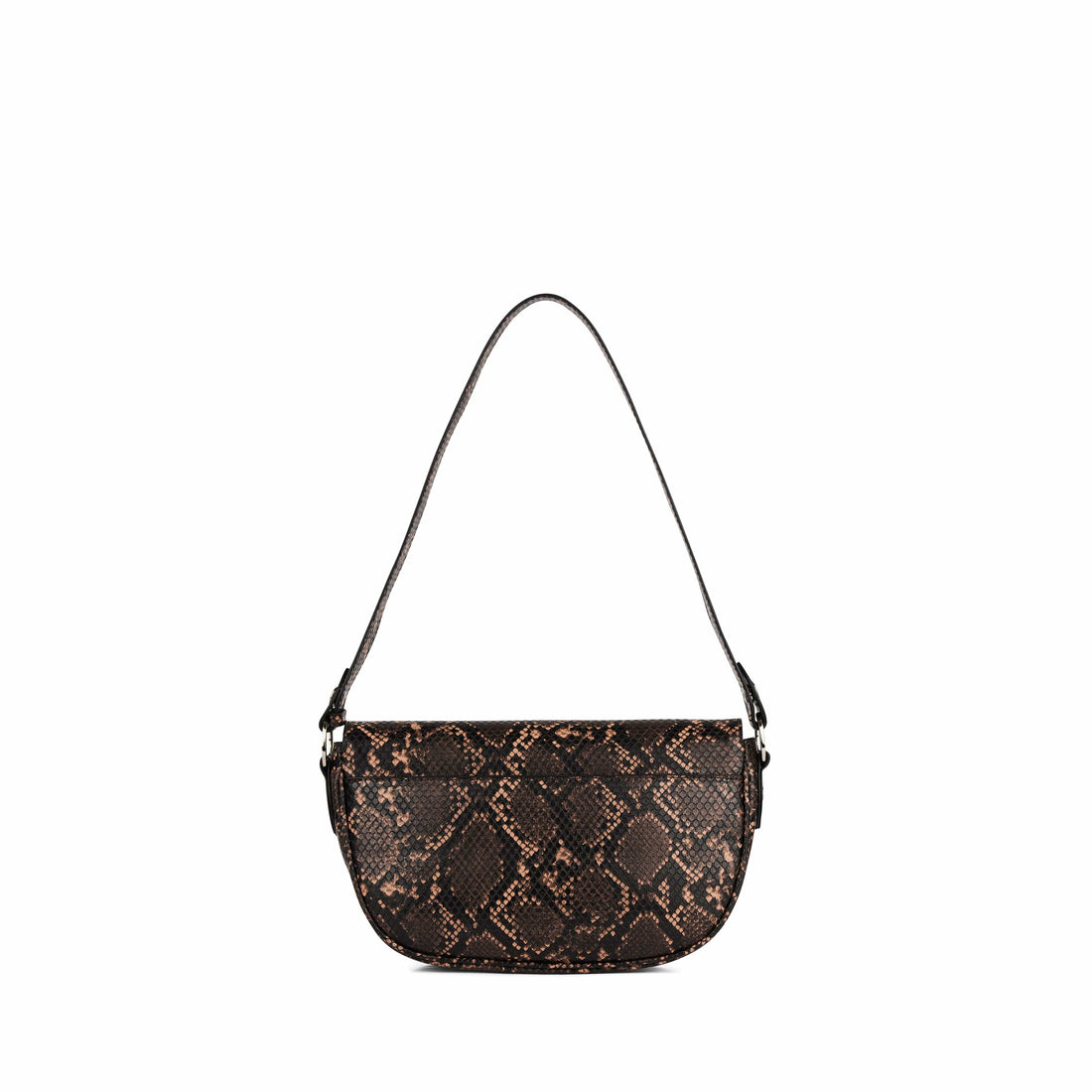 Le Nadia - Sac à main 2-en-1 en cuir vegan sepia
