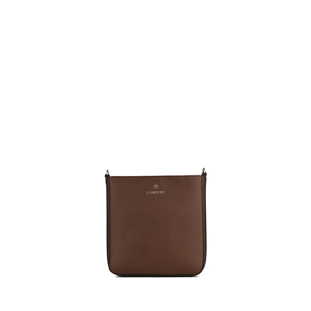 Le Natalia - Sac bandoulière en cuir vegan chocolate