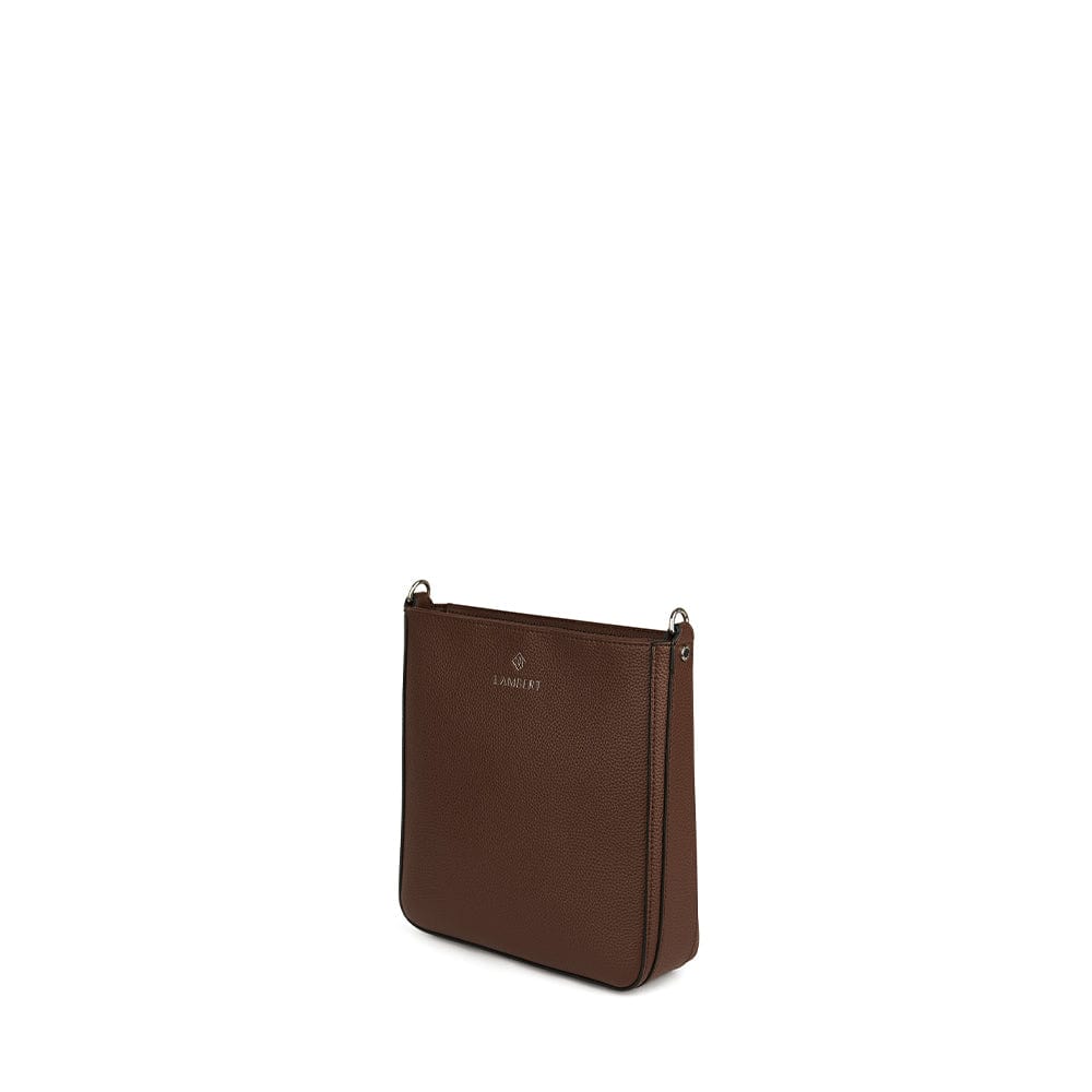Le Natalia - Sac bandoulière en cuir vegan chocolate