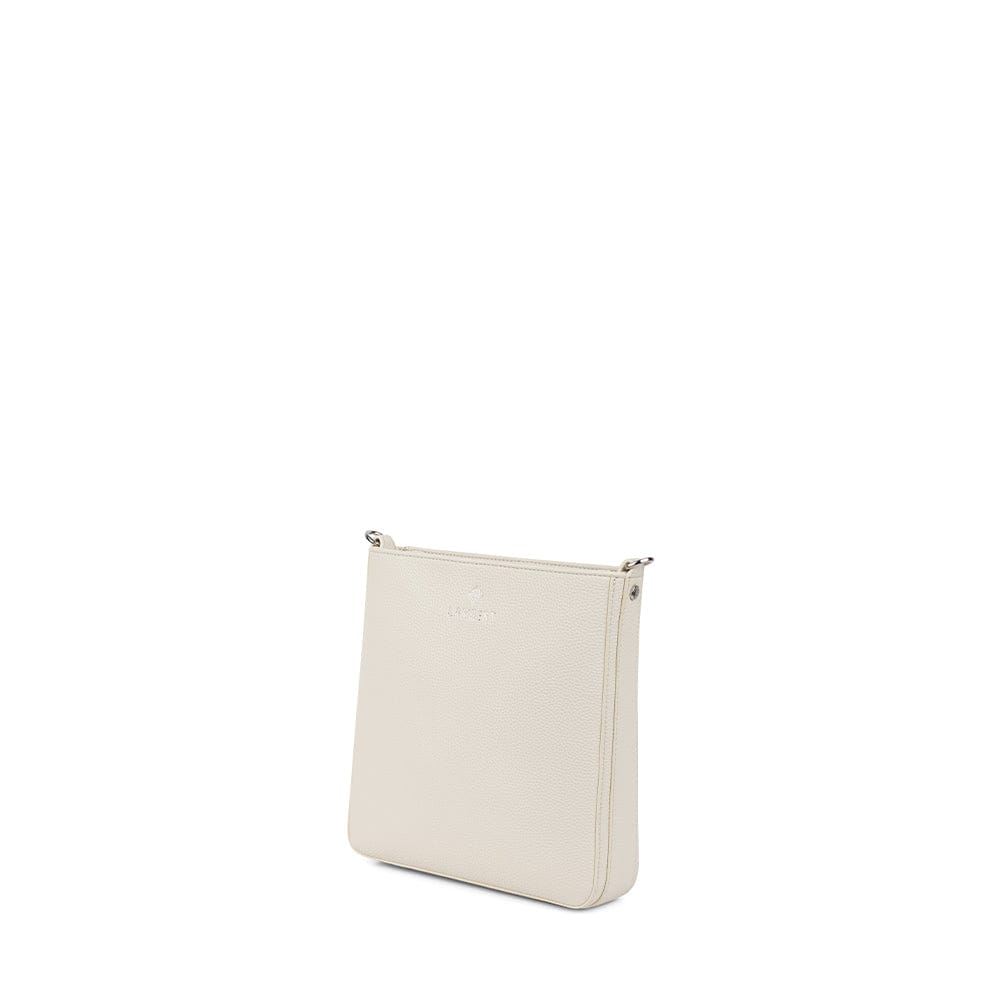 Le Natalia - Sac bandoulière en cuir vegan porcelain