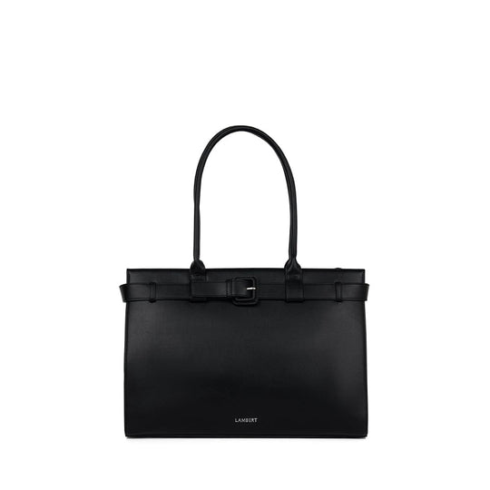Le Odelia - Sac fourre-tout en cuir vegan noir