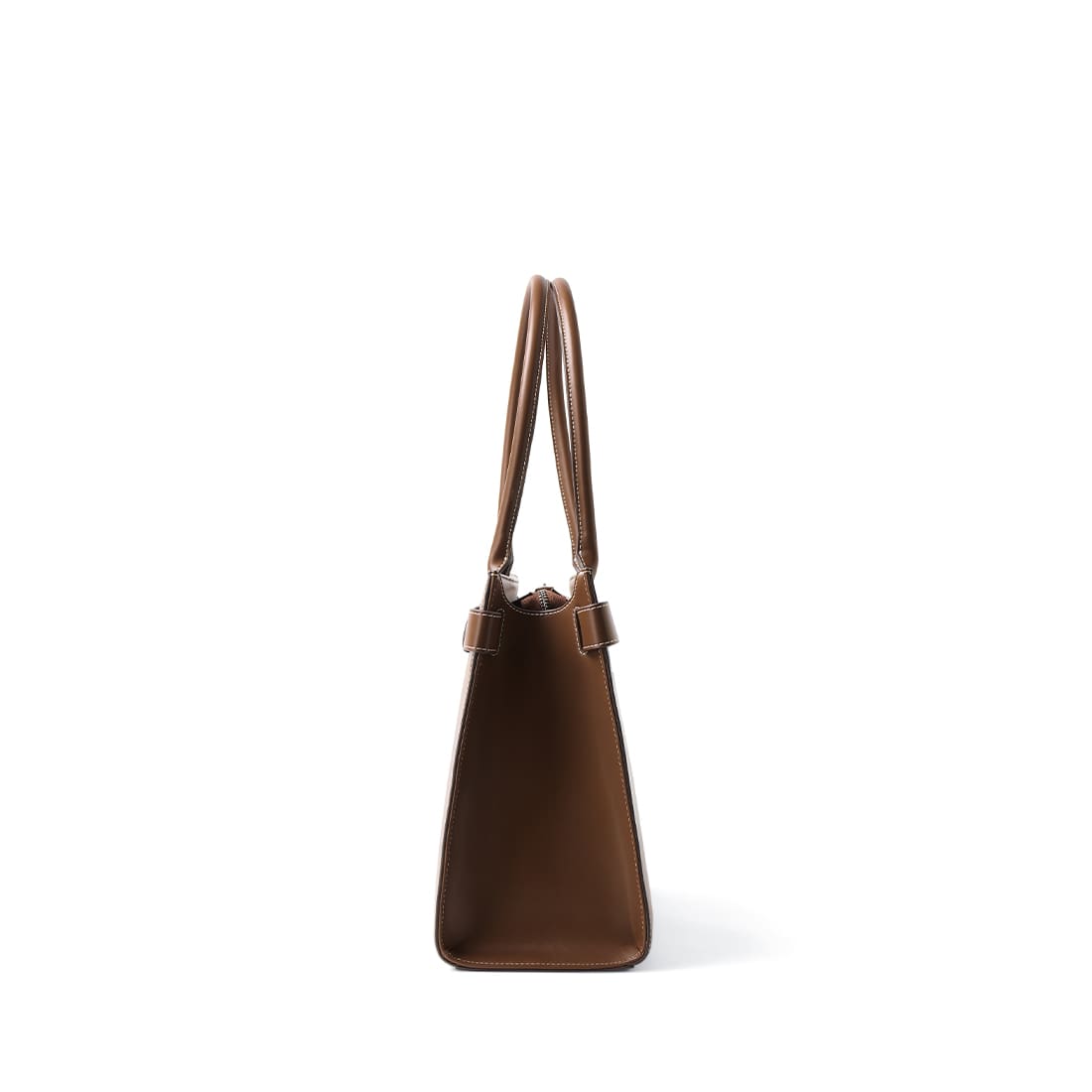 Le Odelia – Sac fourre-tout en cuir vegan hazelnut