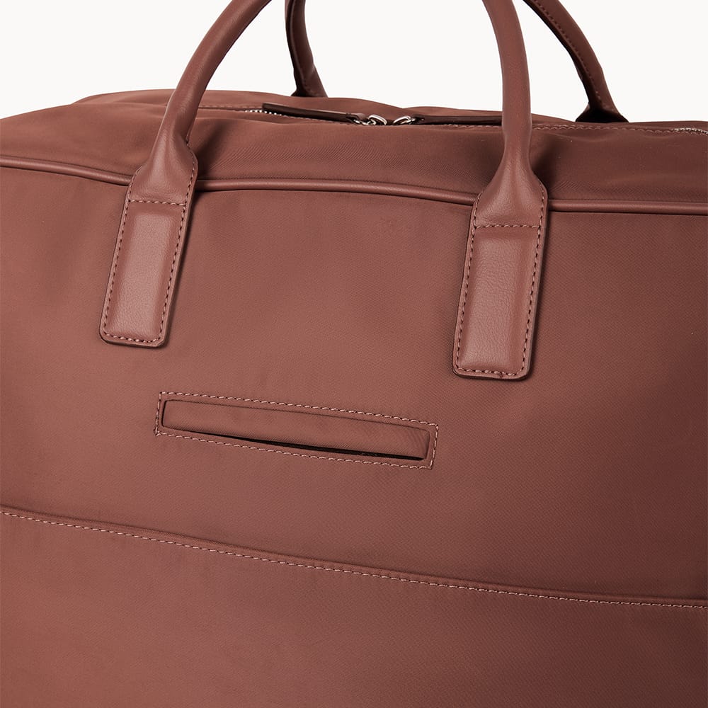 Le Oslo - Sac de voyage fourre-tout en nylon recyclé sienna