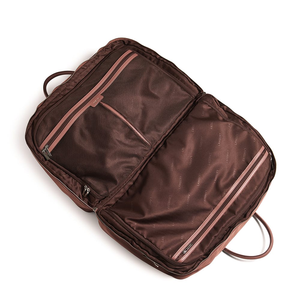 Le Oslo - Sac de voyage fourre-tout en nylon recyclé sienna
