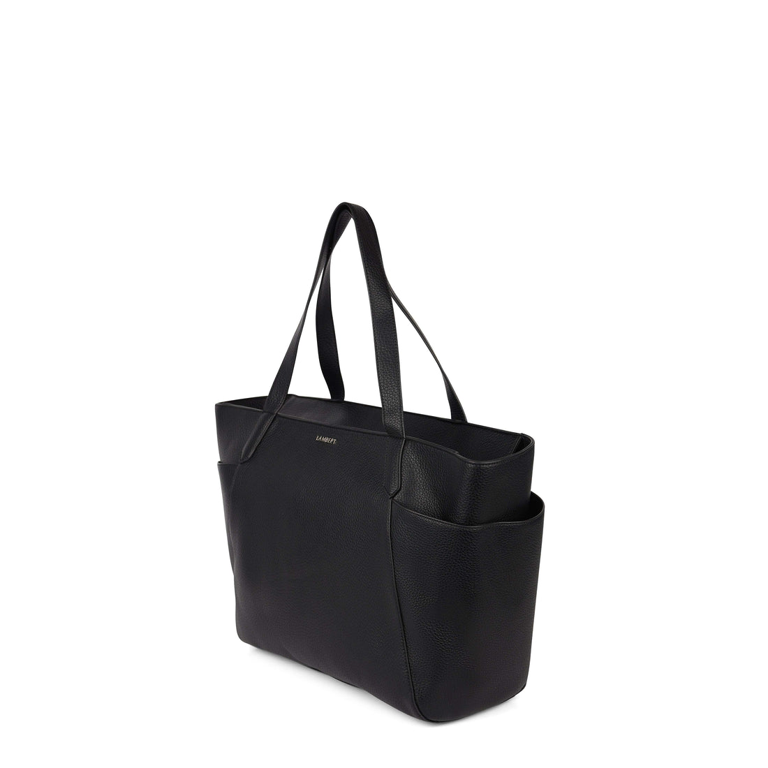 Le Paige – Grand sac fourre-tout en cuir vegan noir
