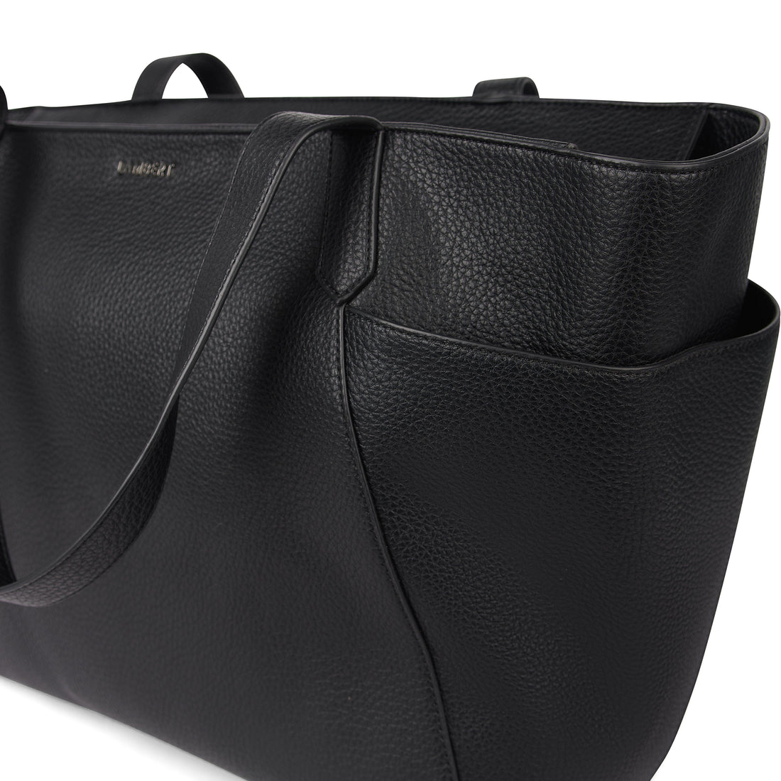 Le Paige – Grand sac fourre-tout en cuir vegan noir