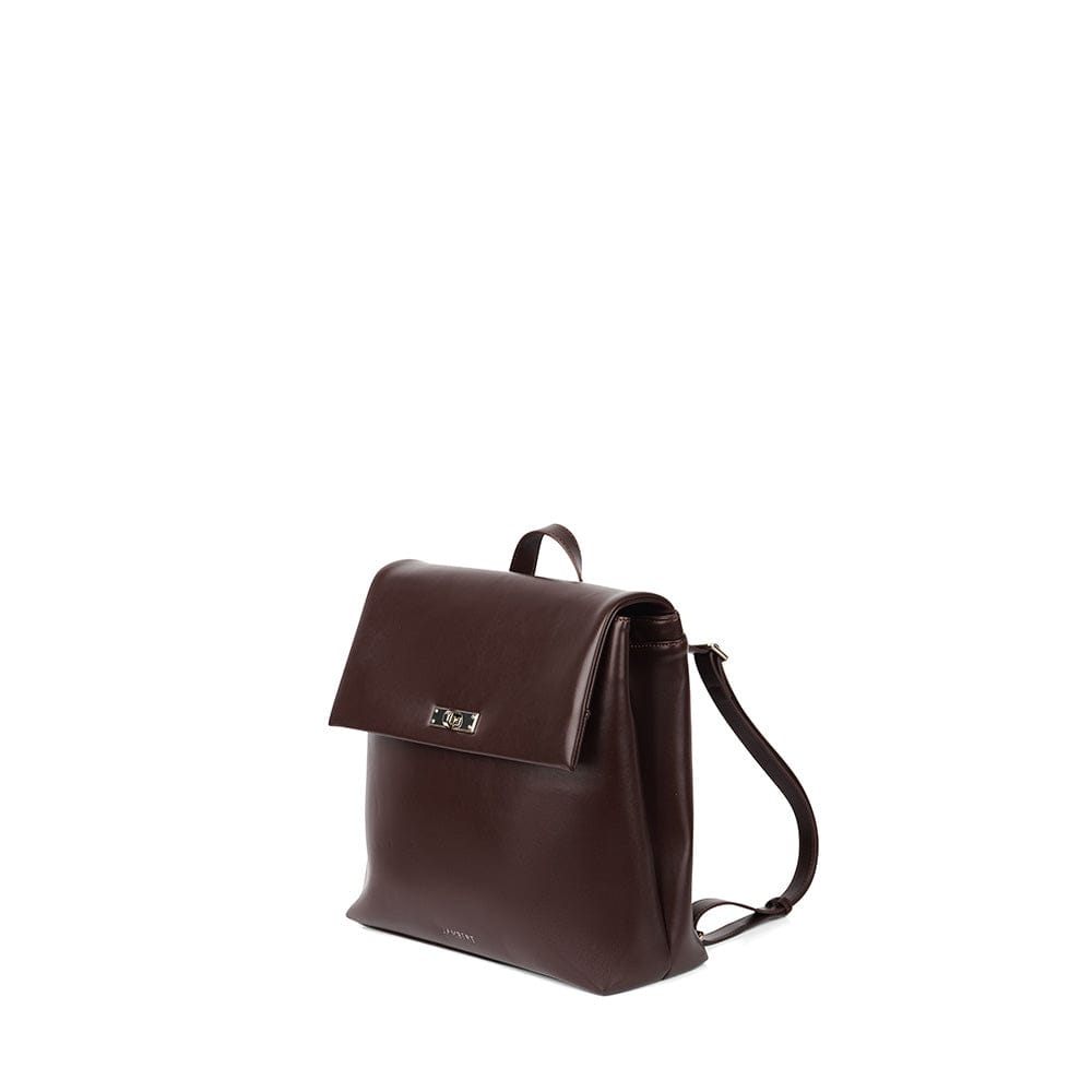 The Polly – Vegan Leather Backpack Bark