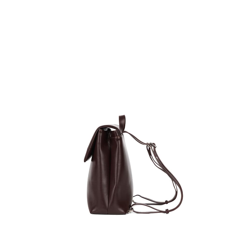 The Polly – Vegan Leather Backpack Bark