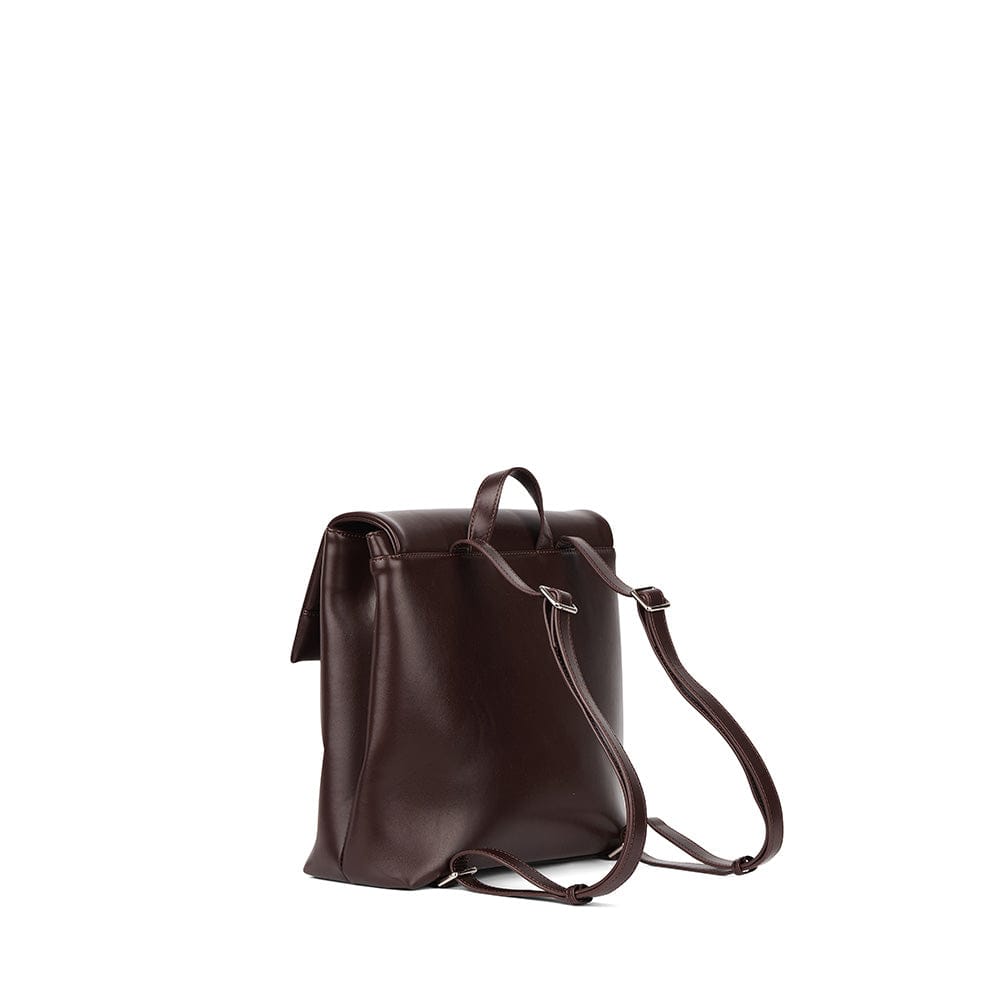 The Polly – Vegan Leather Backpack Bark
