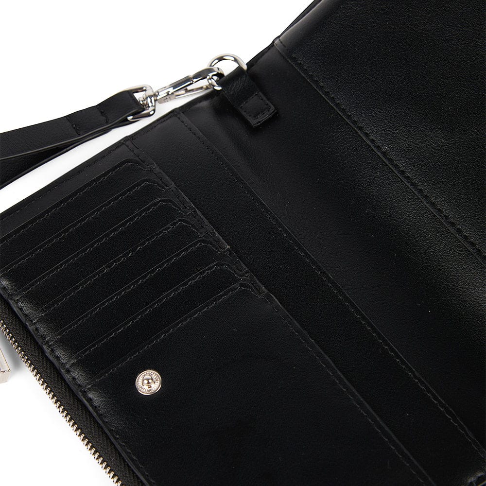 Le Quinn - Portefeuille en cuir vegan noir