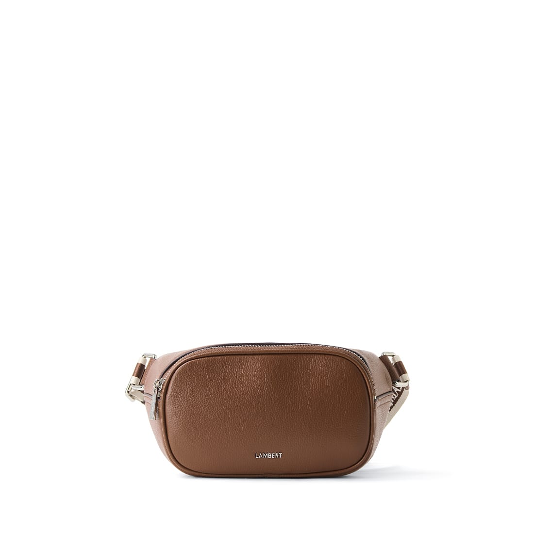 Le Sammy – Sac banane en cuir vegan hazelnut