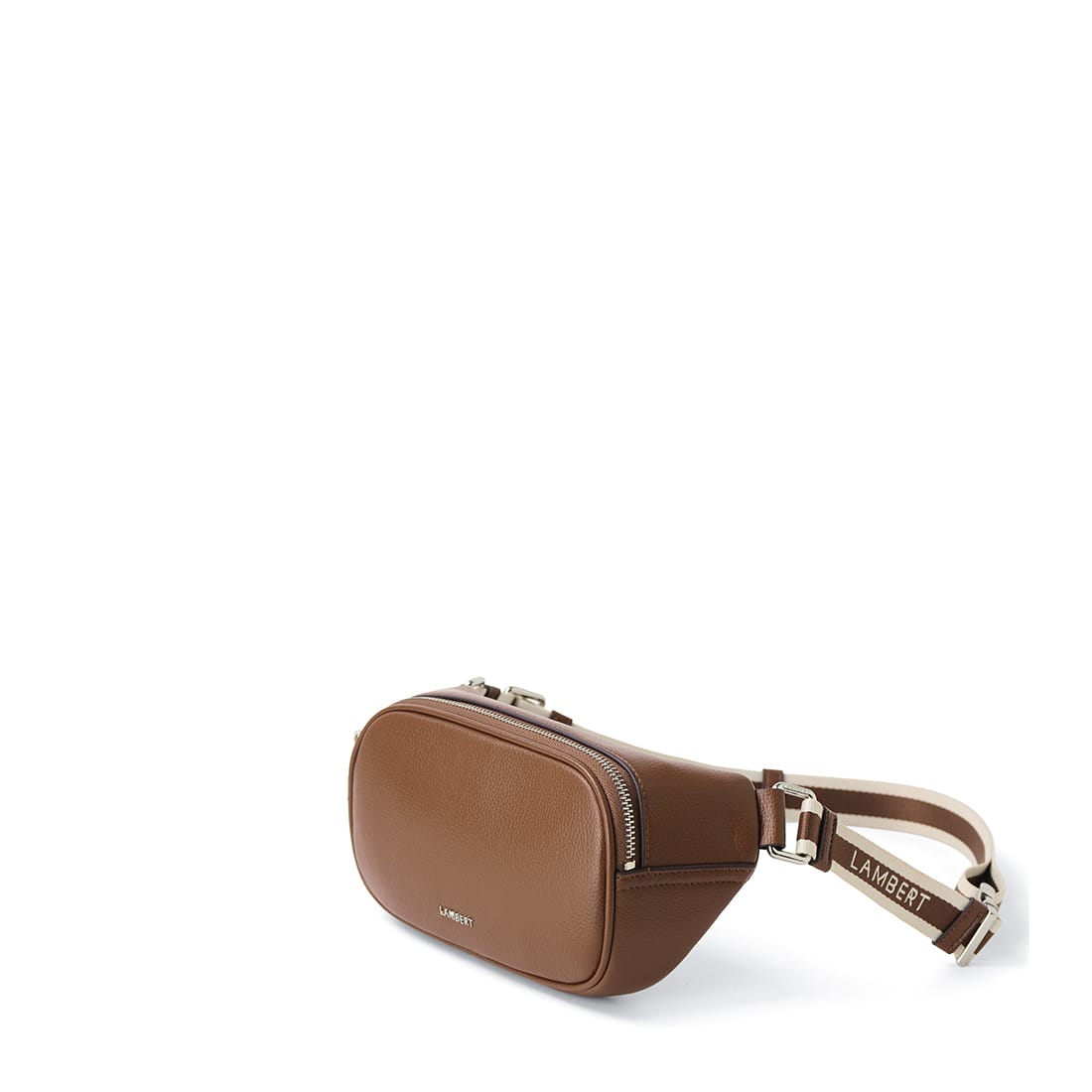 Le Sammy – Sac banane en cuir vegan hazelnut