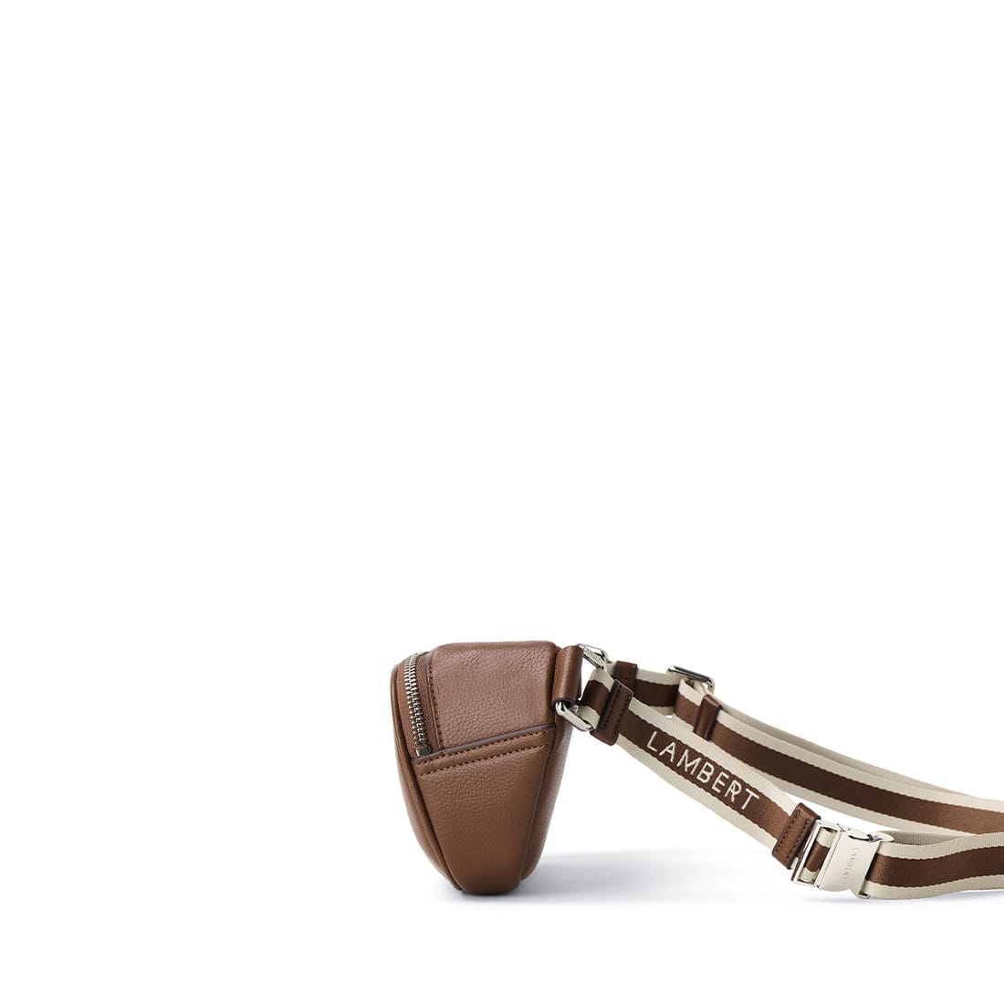 Le Sammy – Sac banane en cuir vegan hazelnut