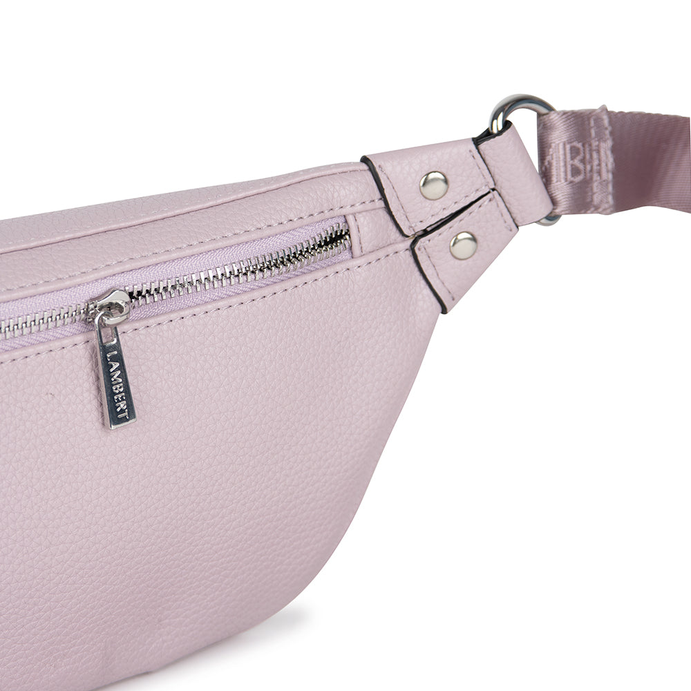 Le Sarah - Vegan Blueberrymilk Leather Belt Bag