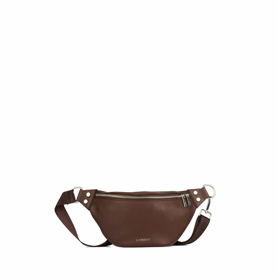 Le Sarah - Sac banane en cuir vegan chocolate