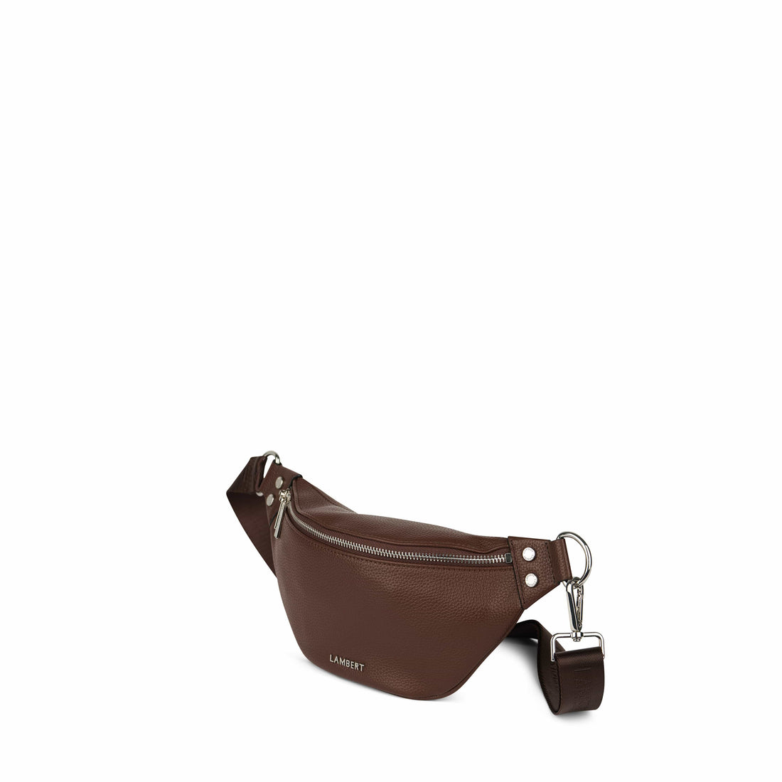 Le Sarah - Sac banane en cuir vegan chocolate