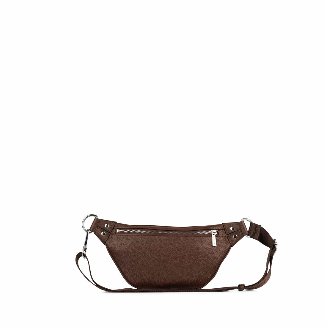 Le Sarah - Sac banane en cuir vegan chocolate