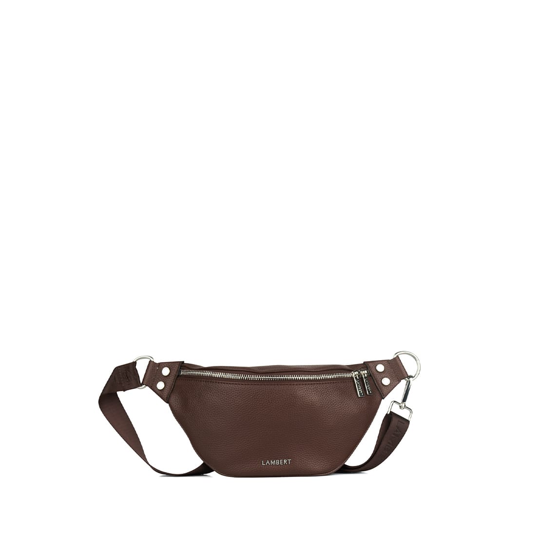 The Sarah – Vegan Leather Belt Bag in Chocolate