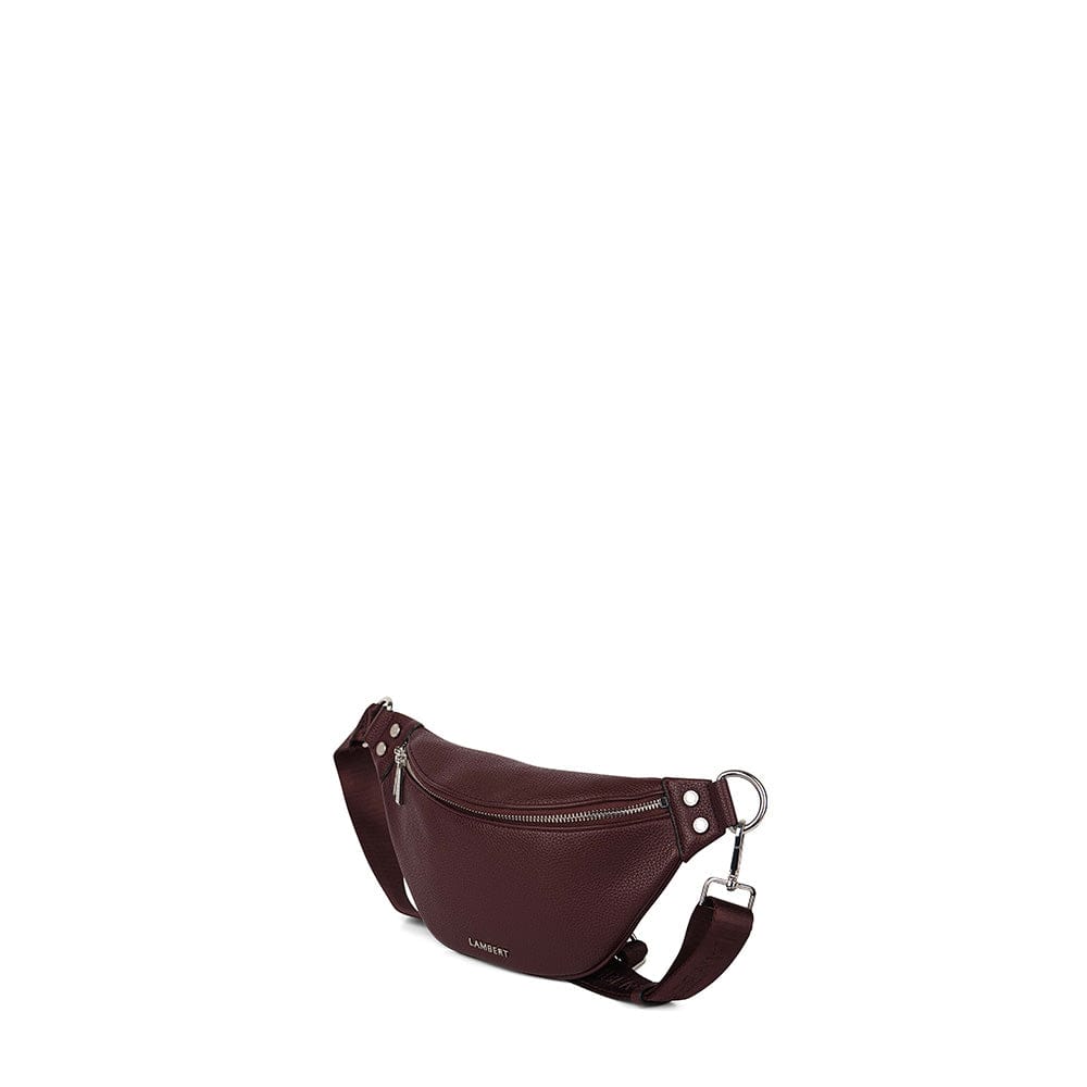 The Sarah – Vegan Leather Belt Bag in Mahogany