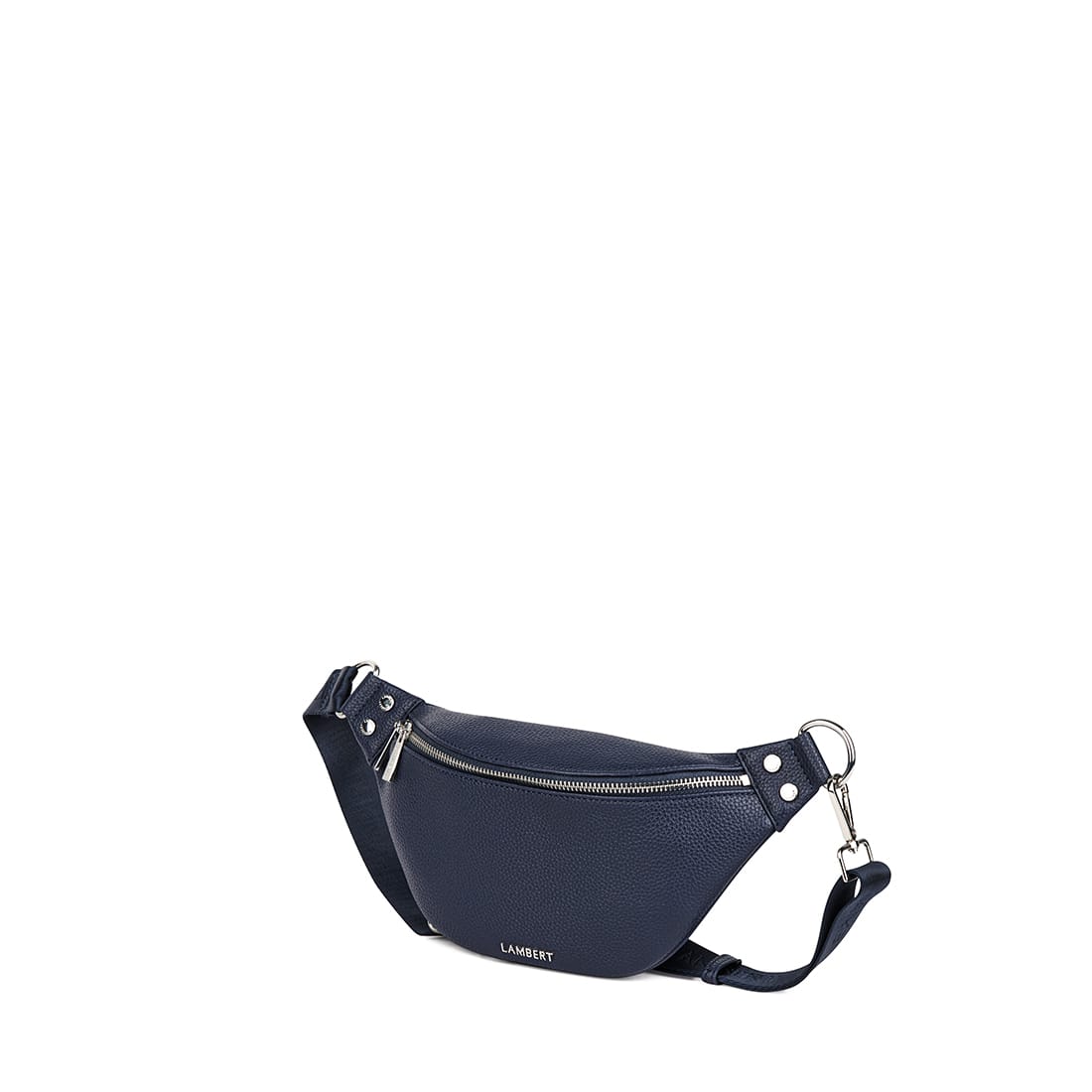 Le Sarah - Sac banane en cuir vegan marine