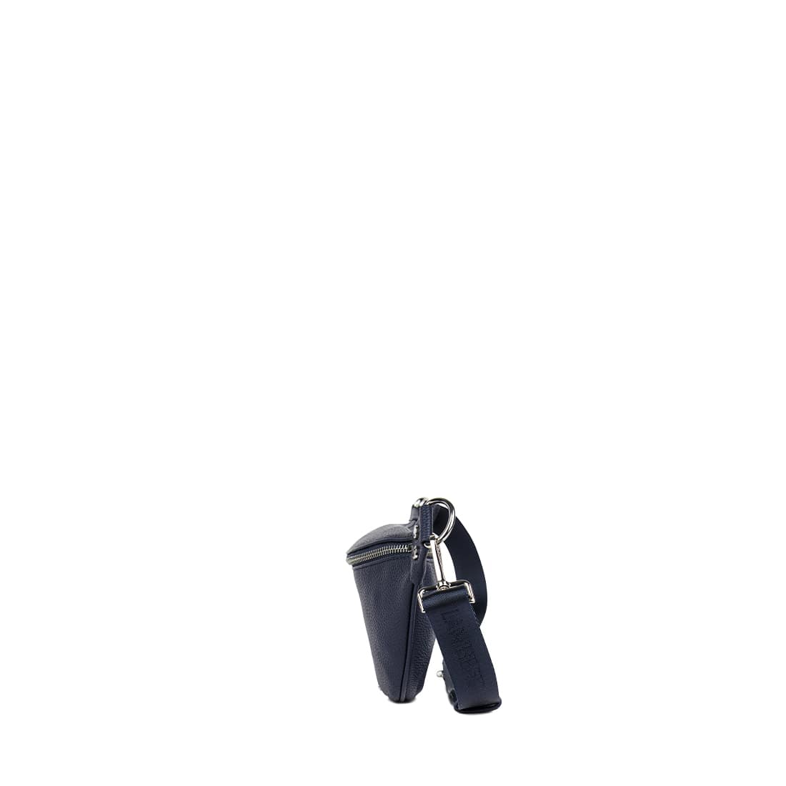 Le Sarah - Sac banane en cuir vegan marine