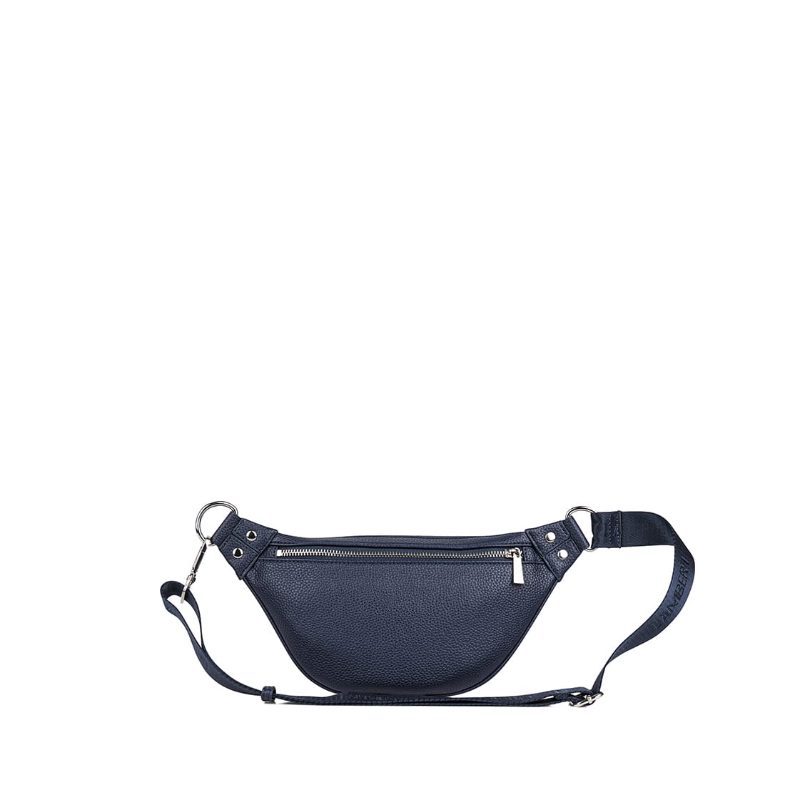 Le Sarah - Sac banane en cuir vegan marine