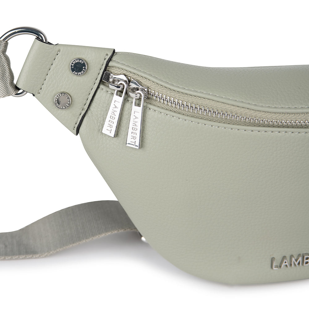 Le Sarah - Vegan Sage Leather Belt Bag