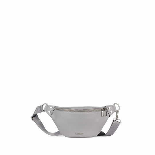 Le Sarah - Sac banane en cuir vegan storm