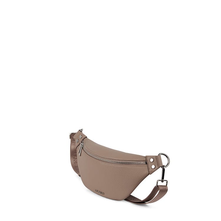 Le Sarah - Sac banane en cuir vegan terra