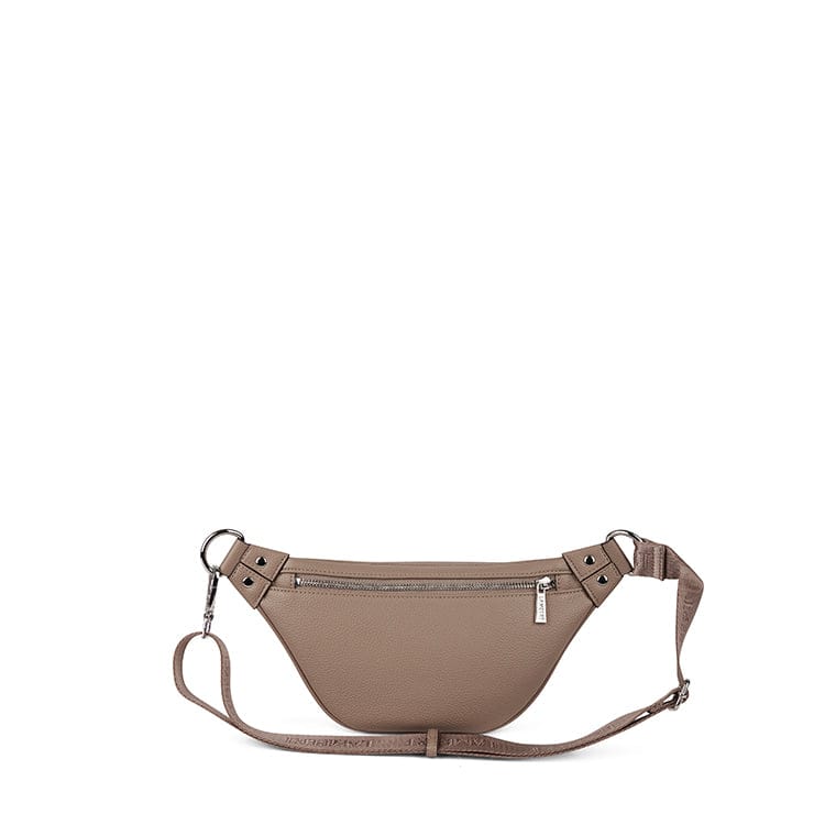 Le Sarah - Sac banane en cuir vegan terra