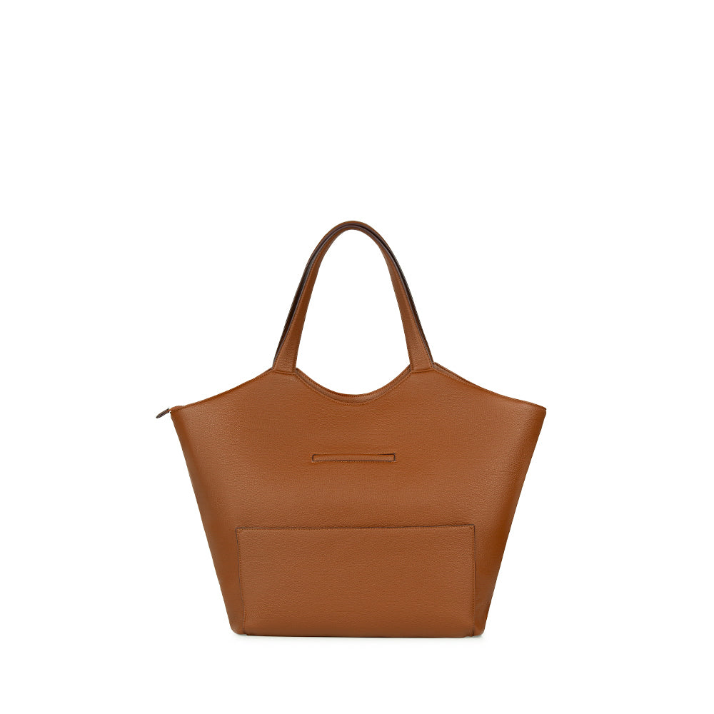 Le Sheila - Vegan Affogato Leather Tote Bag