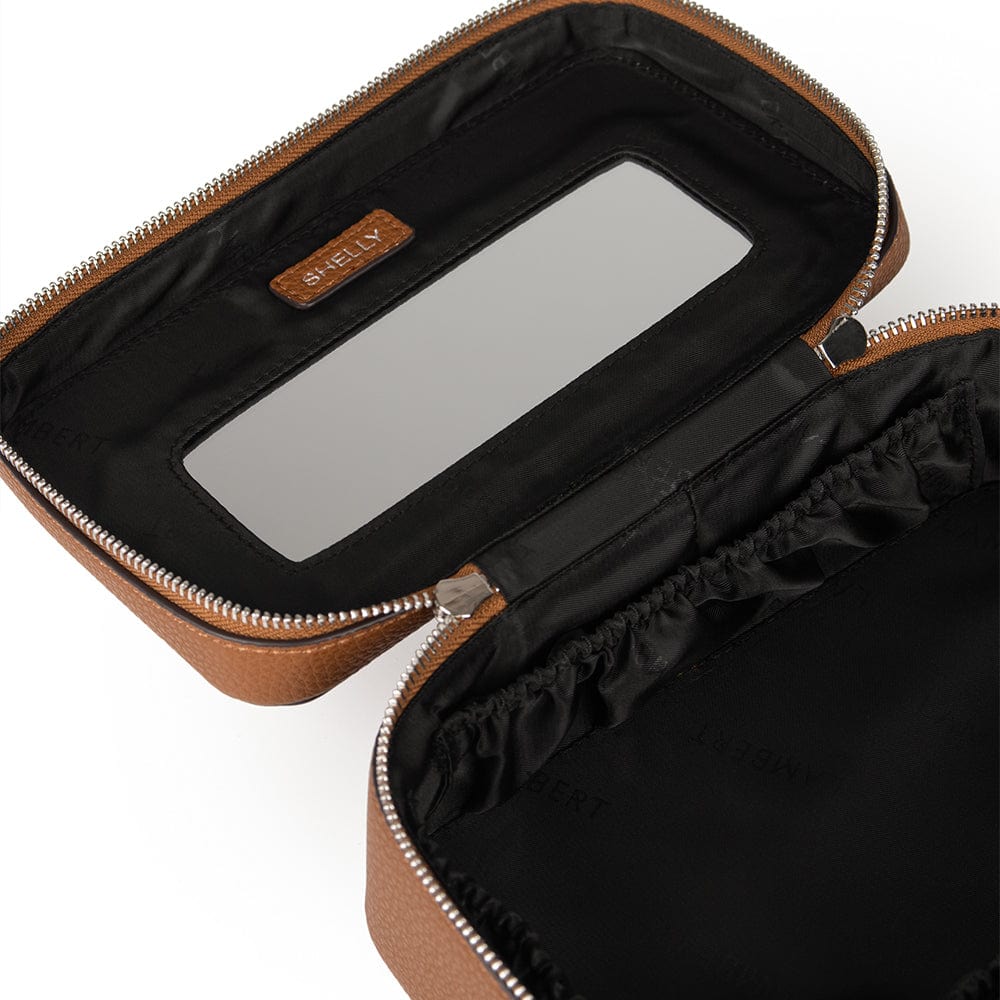 The Shelly - Black Vegan Leather Pouch