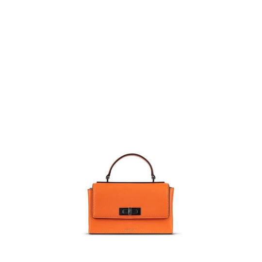 The Simone - Papaya Vegan Leather Handbag