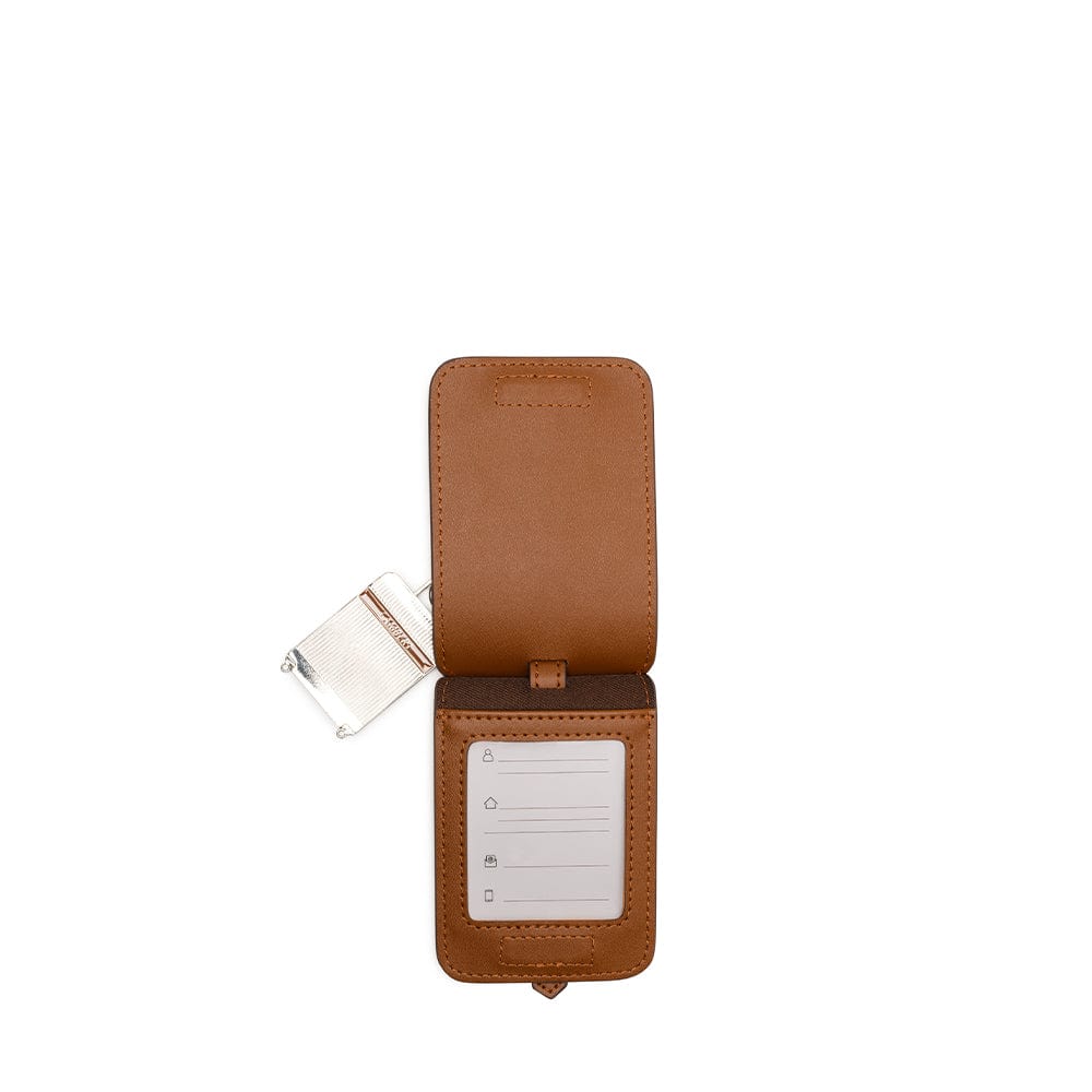 The Skye - Affogato Vegan Leather Luggage Tag
