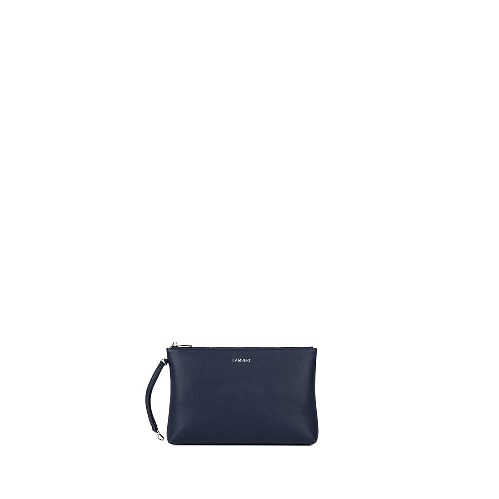 Le Solene – Sac fourre-tout en cuir vegan marine