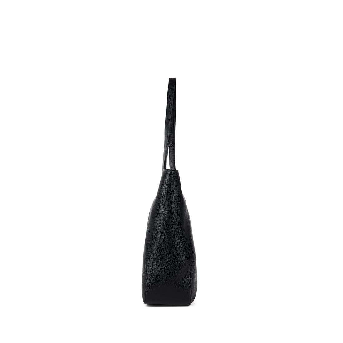 Le Stacey – Sac fourre-tout en cuir vegan noir