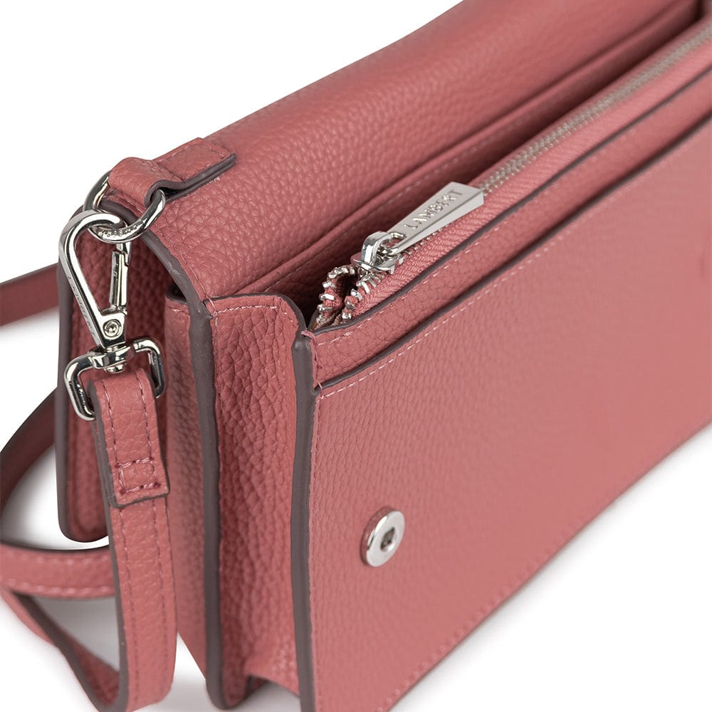 The Tina - Petal Vegan Leather Wallet Small Crossbody Bag