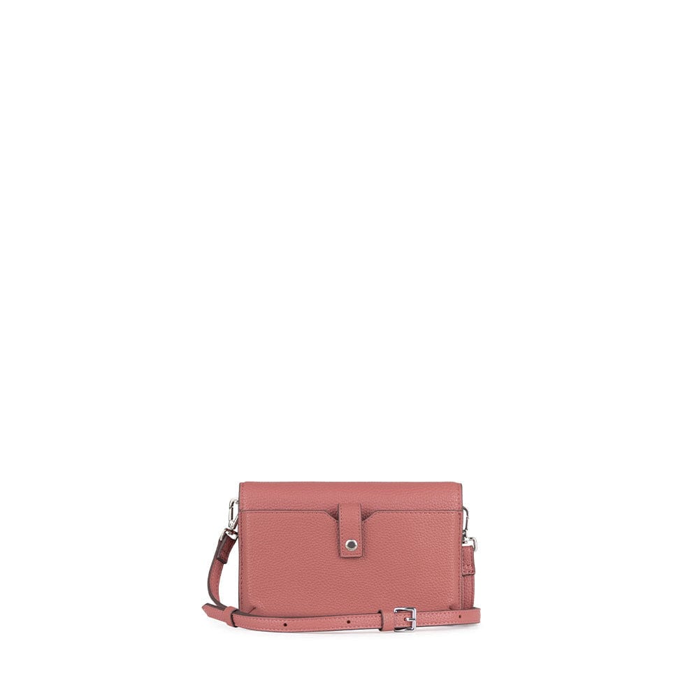 The Tina - Petal Vegan Leather Wallet Small Crossbody Bag