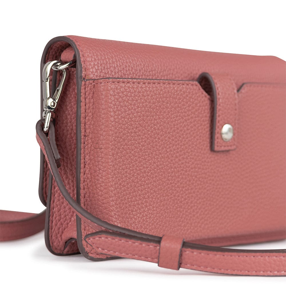 The Tina - Petal Vegan Leather Wallet Small Crossbody Bag