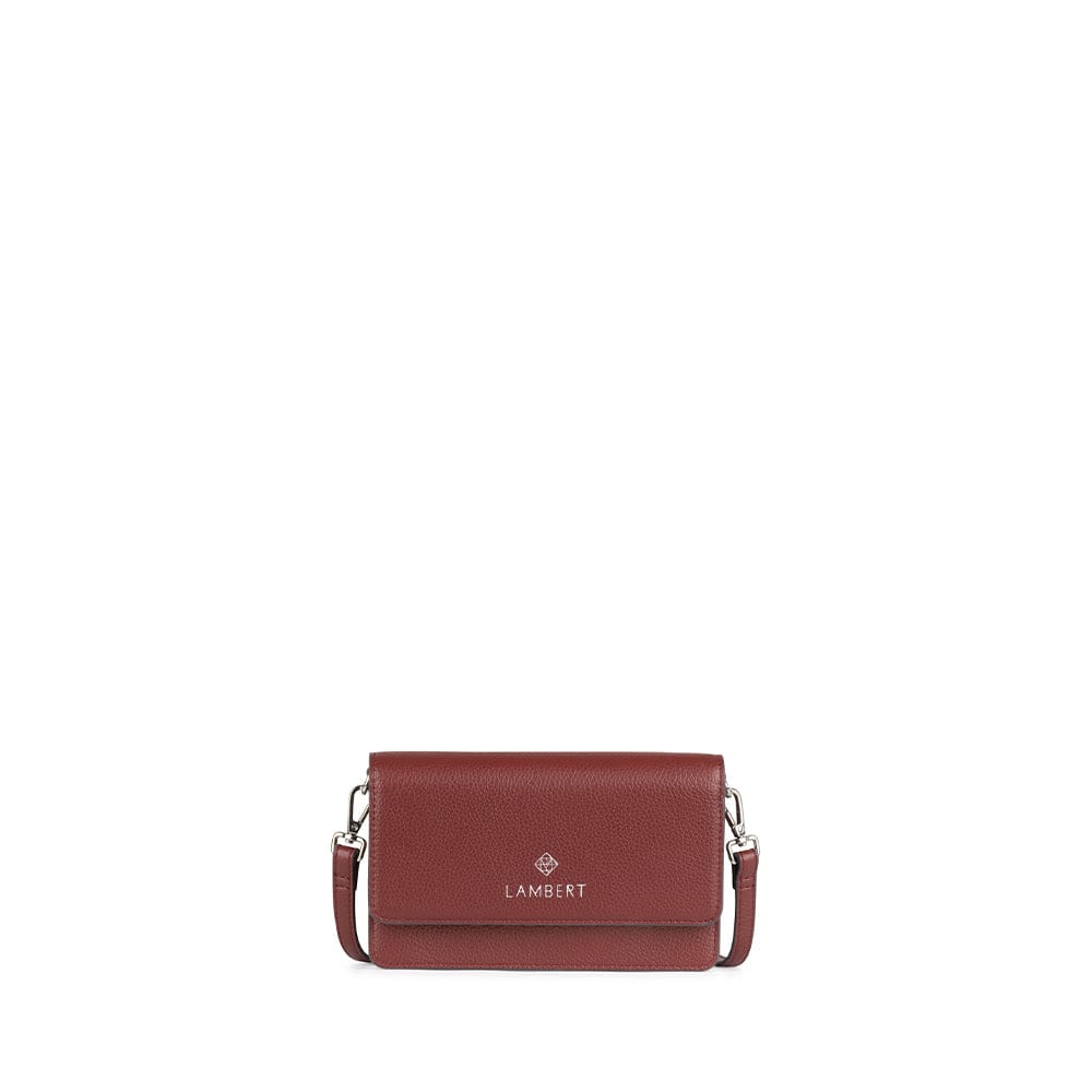 The Tina - Rosewood Small Vegan Leather Handbag