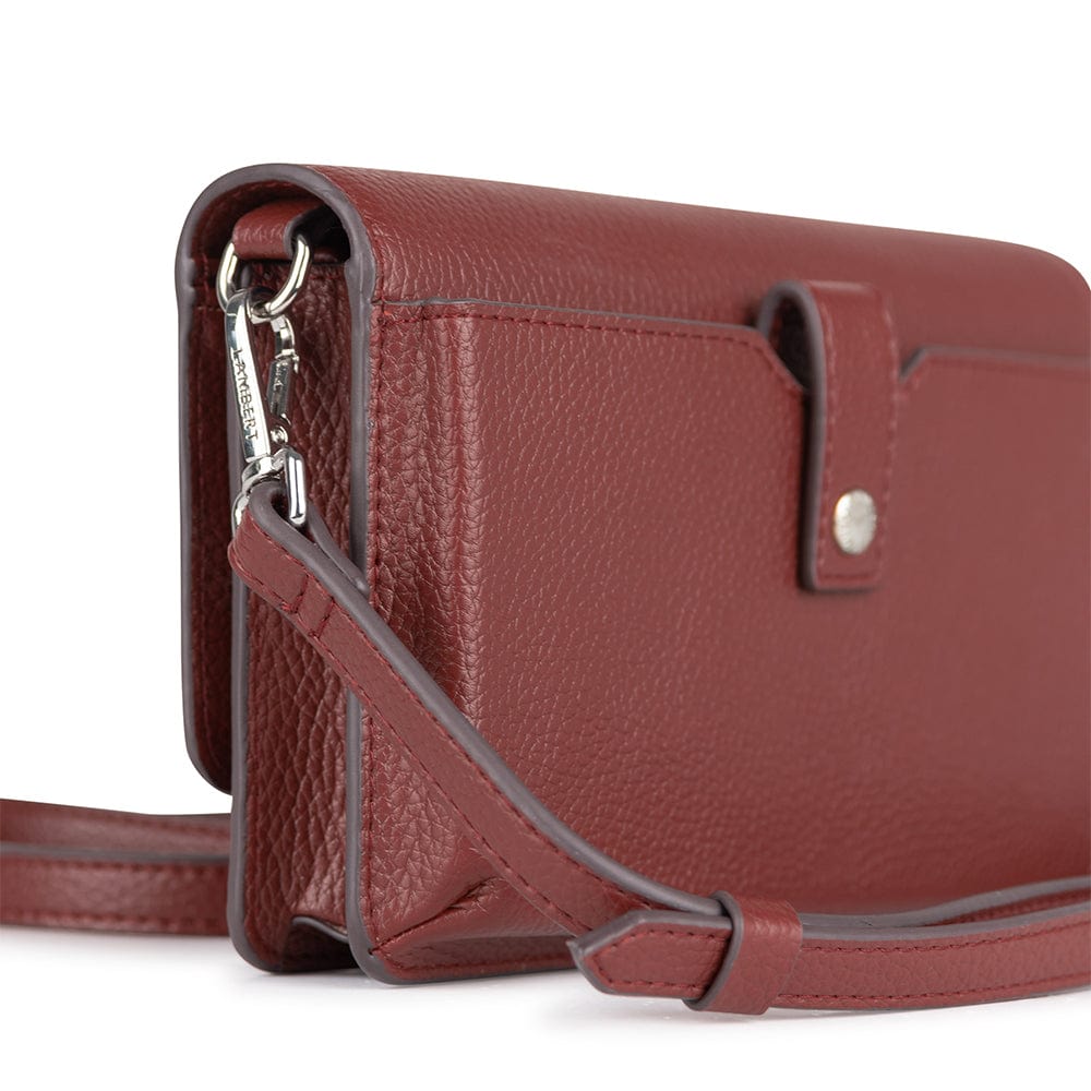 The Tina - Rosewood Small Vegan Leather Handbag