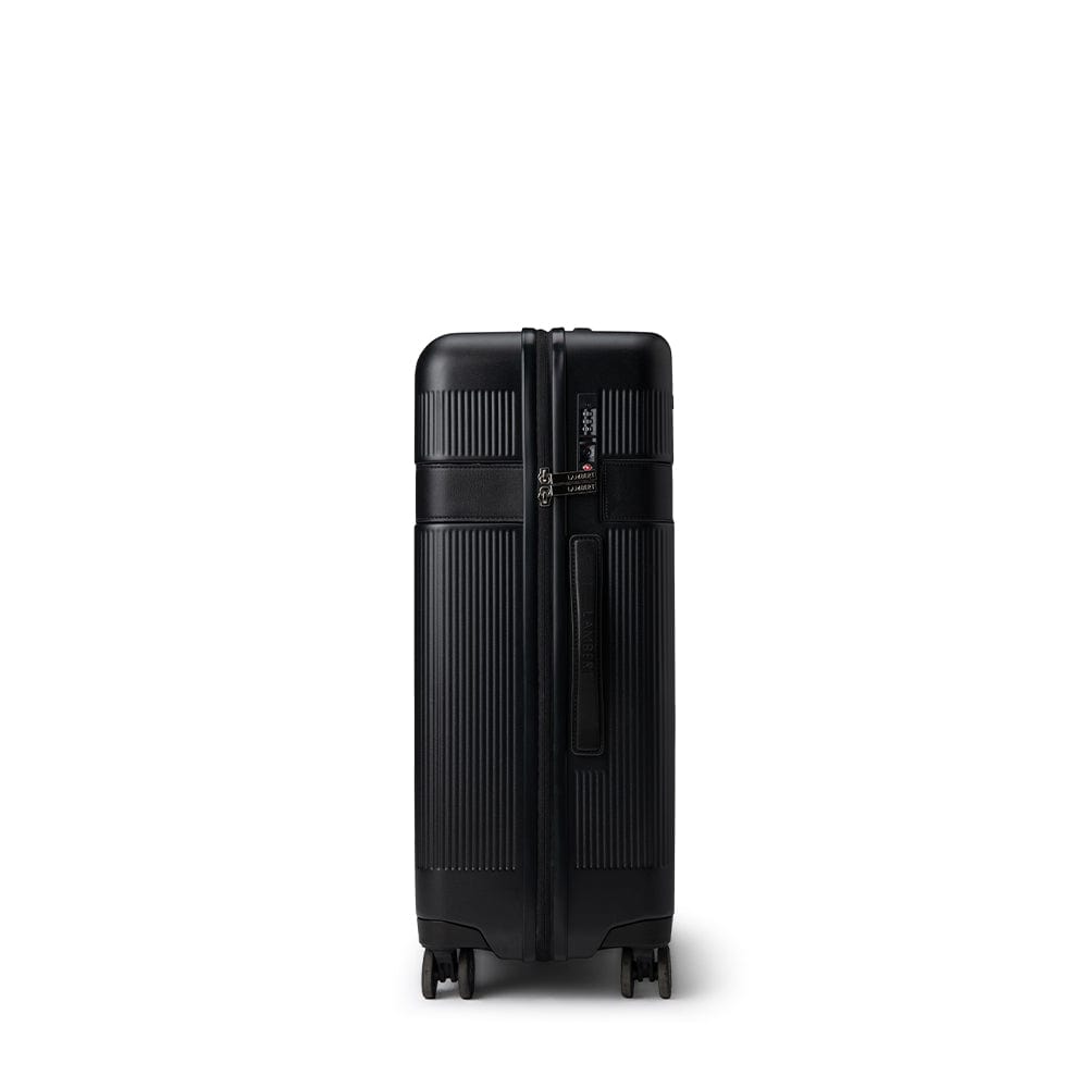 Ensemble voyage - Grande valise d'enregistrement + moyenne valise d'enregistrement + Valise de cabine noir