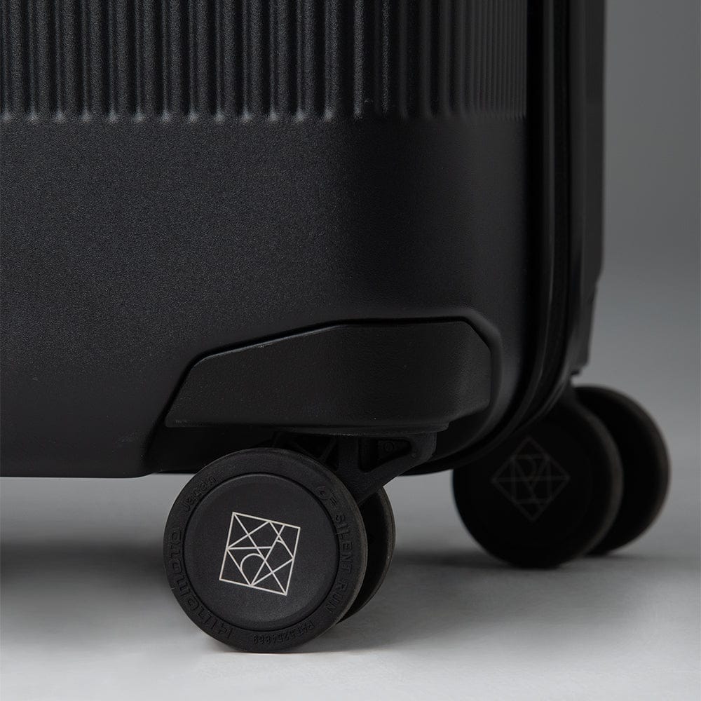 The Tokyo -  Medium Black Check-In Suitcase