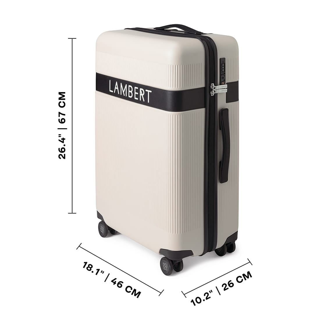 La Tokyo - Valise d’enregistrement moyenne oyster mix