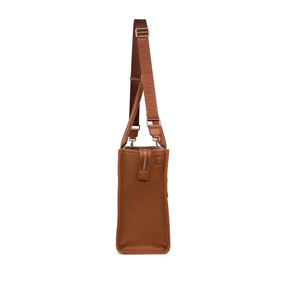 The Valentina - Affogato Vegan Leather 2-in-1 Tote Bag