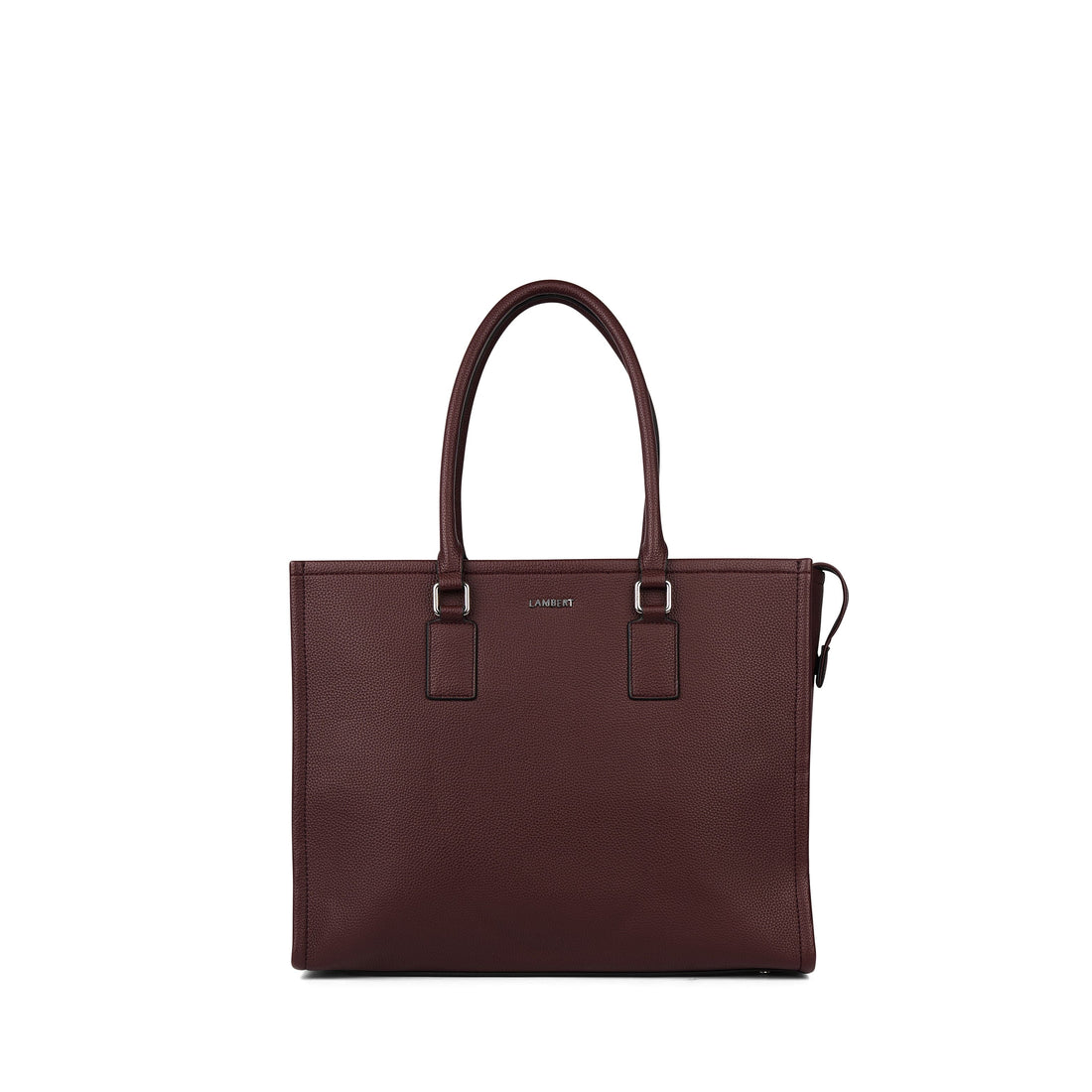 The Valentina – 2-in-1 Vegan Leather Tote in Mahogany