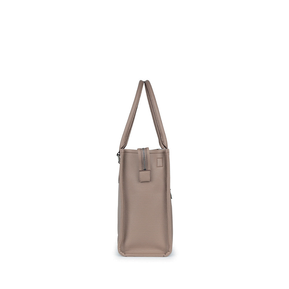 Le Valentina - Sac fourre-tout 2-en-1 en cuir vegan terra