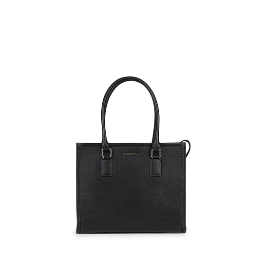 The Vera - 2-in-1 Black Vegan Leather Handbag