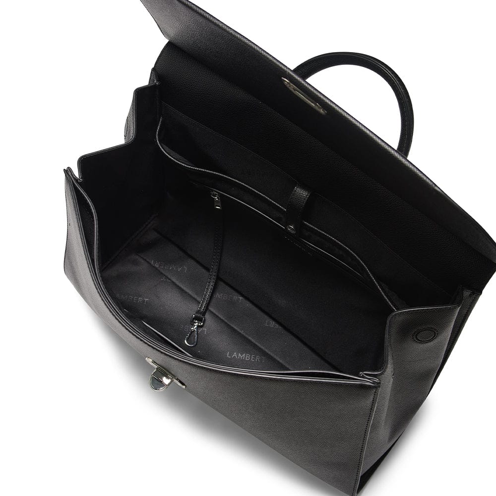 Le Vivienne – Sac à dos 3-en-1 en cuir vegan noir
