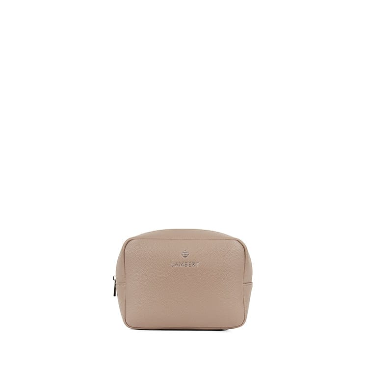 La Zoe - Trousse en cuir vegan terra